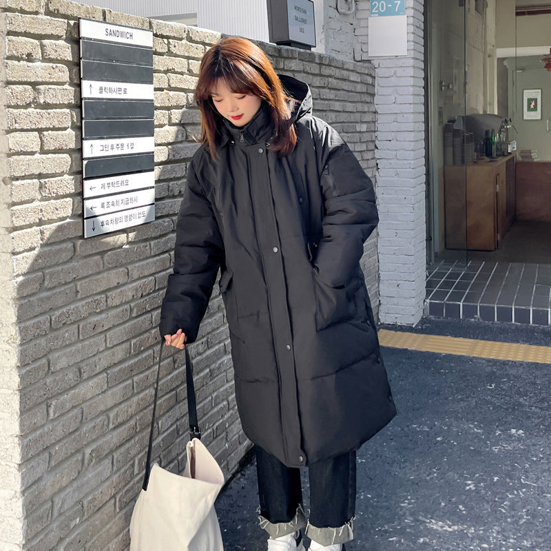 Plus Size Korean Padded Long Winter Jacket (EXTRA BIG SIZE)