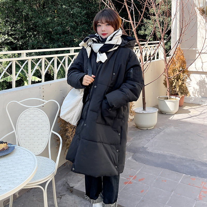 Plus Size Korean Padded Long Winter Jacket (EXTRA BIG SIZE)