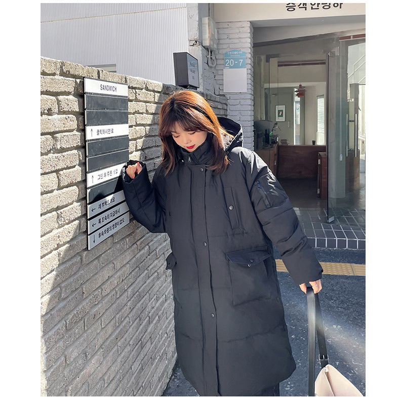 Plus Size Korean Padded Long Winter Jacket (EXTRA BIG SIZE)