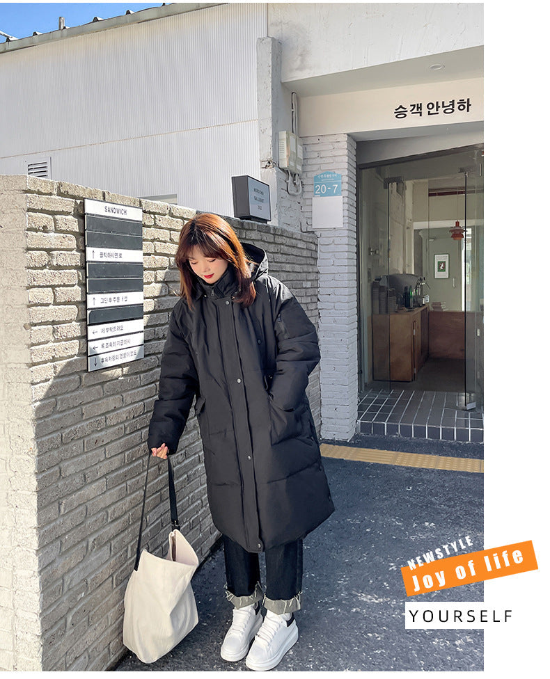 Plus Size Korean Padded Long Winter Jacket (EXTRA BIG SIZE)