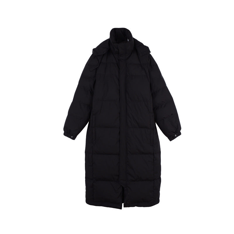 Plus Size Korean Down Padded Long Winter Jacket (EXTRA BIG SIZE)
