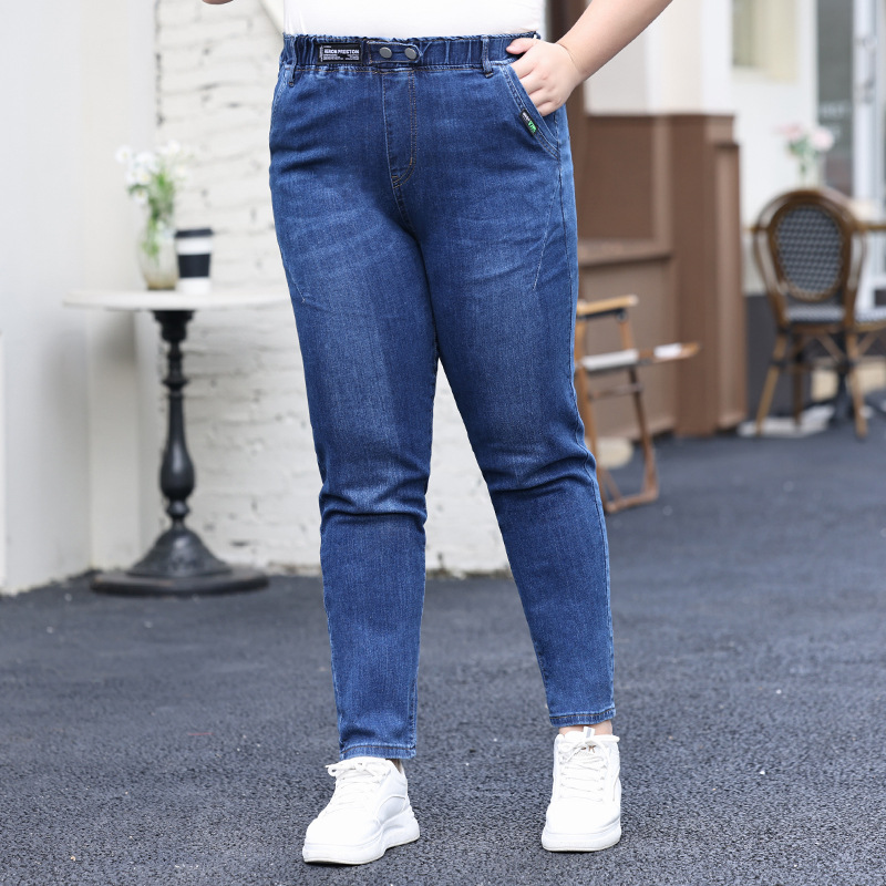 Plus Size Blue Skinny Jeans Jeggings (Extra Big Size)