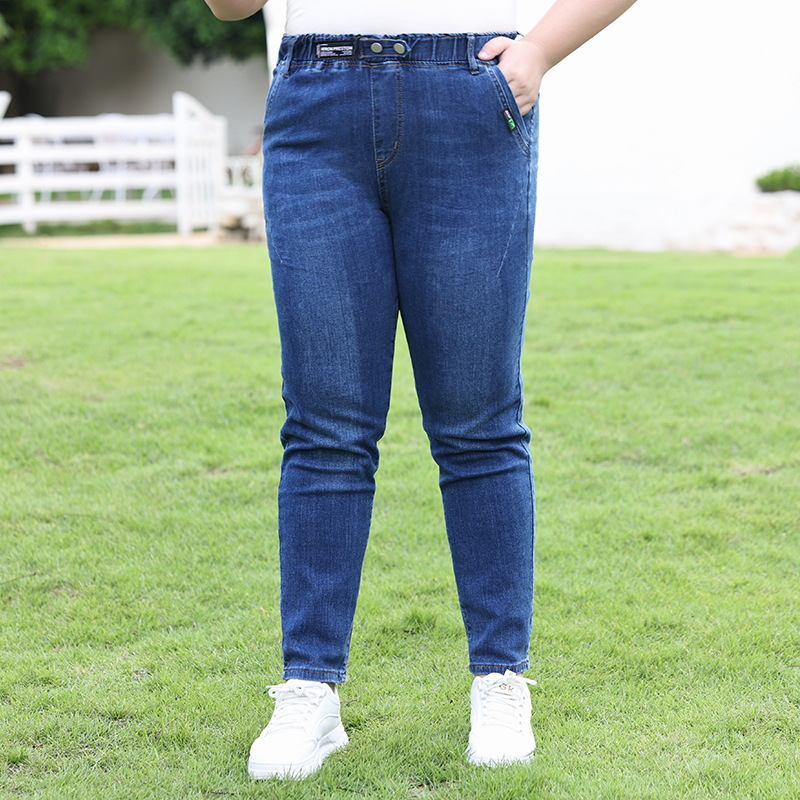 Plus Size Blue Skinny Jeans Jeggings (Extra Big Size)