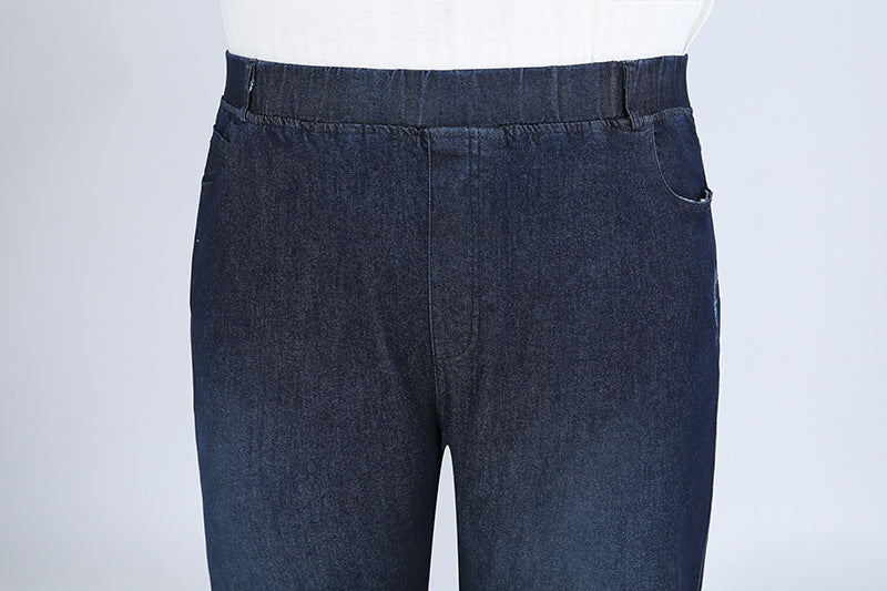 (2XL-9XL) Plus Size Skinny Capri Jeans