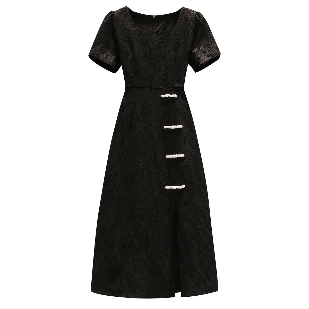 Plus Size Midi Cheongsam Dress
