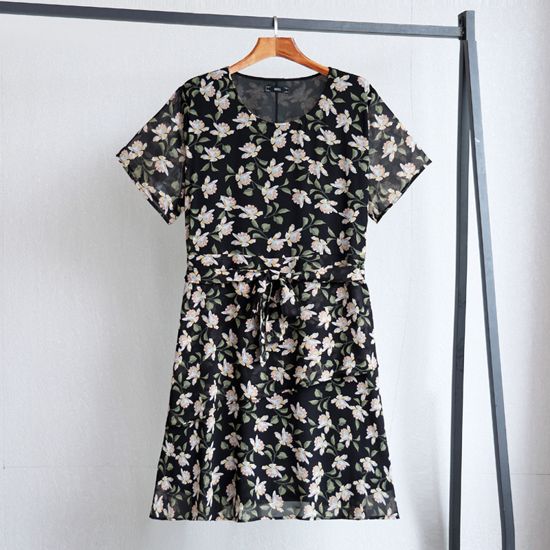 Plus Size Chiffon Dress (Extra Big Size)