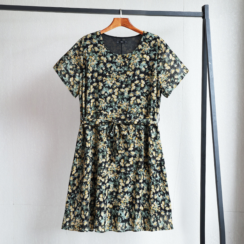 Plus Size Chiffon Dress (Extra Big Size)