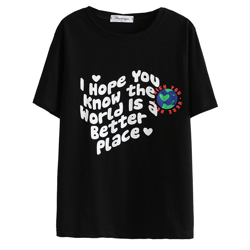 Plus Size World Better Place Tee