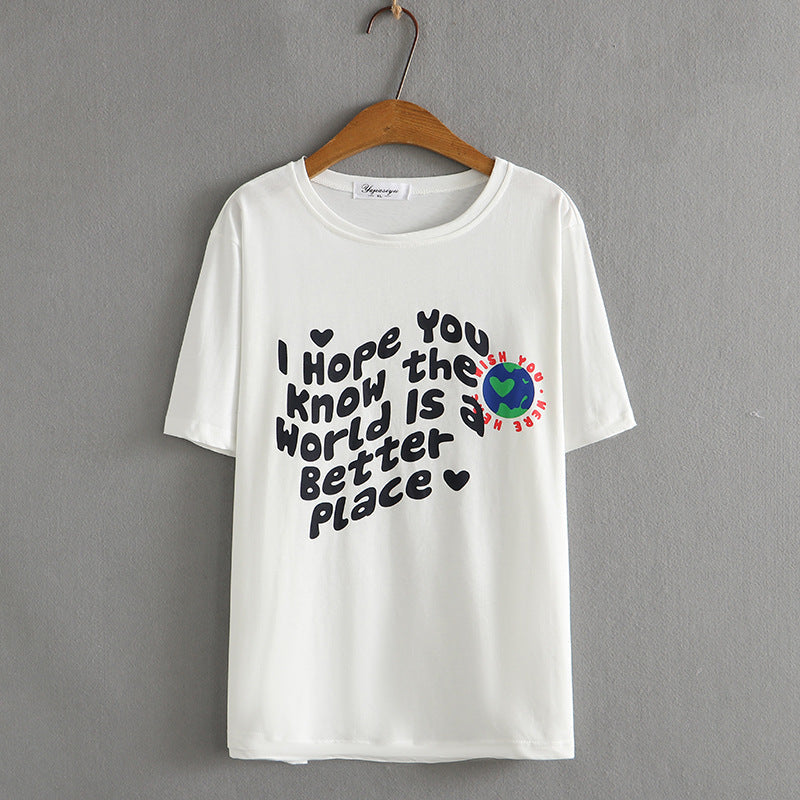 Plus Size World Better Place Tee