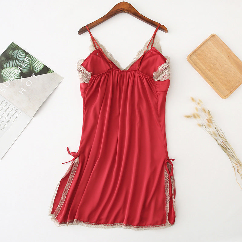 Plus Size Sexy Padded Lingerie Slip Dress