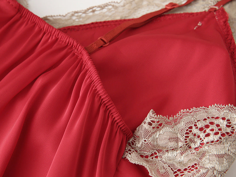 Plus Size Sexy Padded Lingerie Slip Dress
