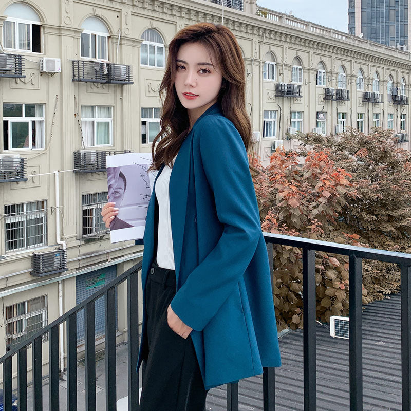 Plus Size Teal Blazer