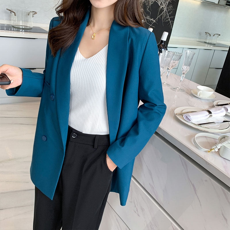 Plus Size Teal Blazer