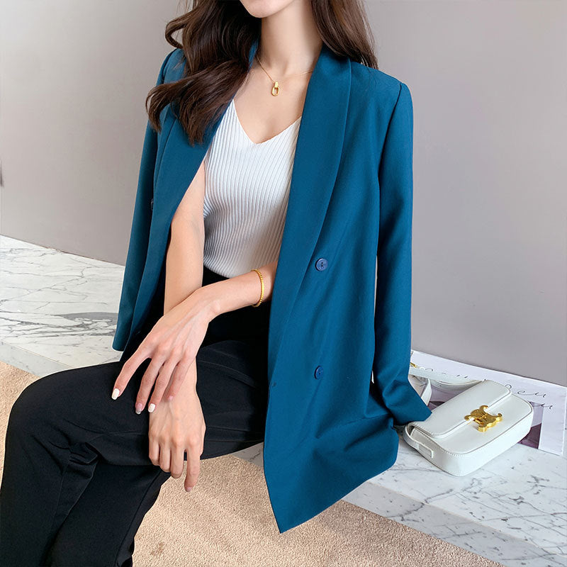 Plus Size Teal Blazer