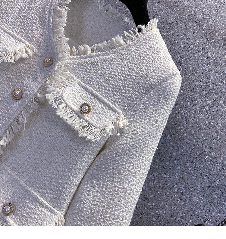 Plus Size Chanel-esque Fringe Jacket