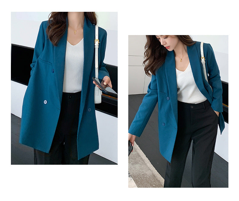 Plus Size Teal Blazer
