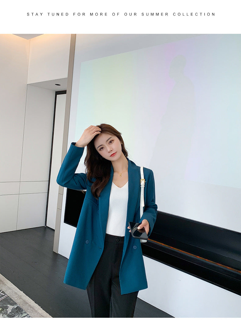 Plus Size Teal Blazer
