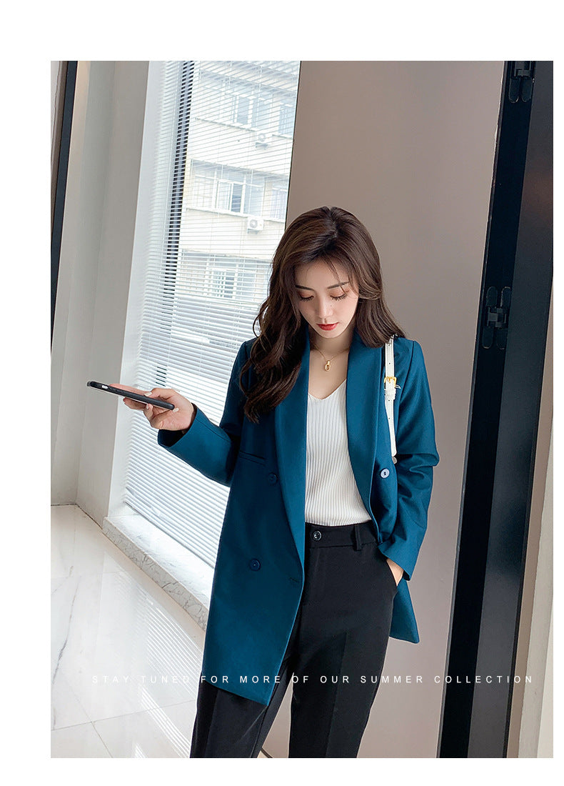 Plus Size Teal Blazer