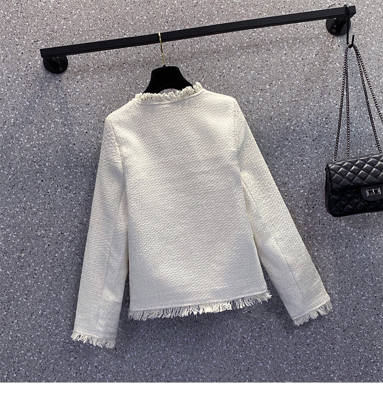 Plus Size Chanel-esque Fringe Jacket