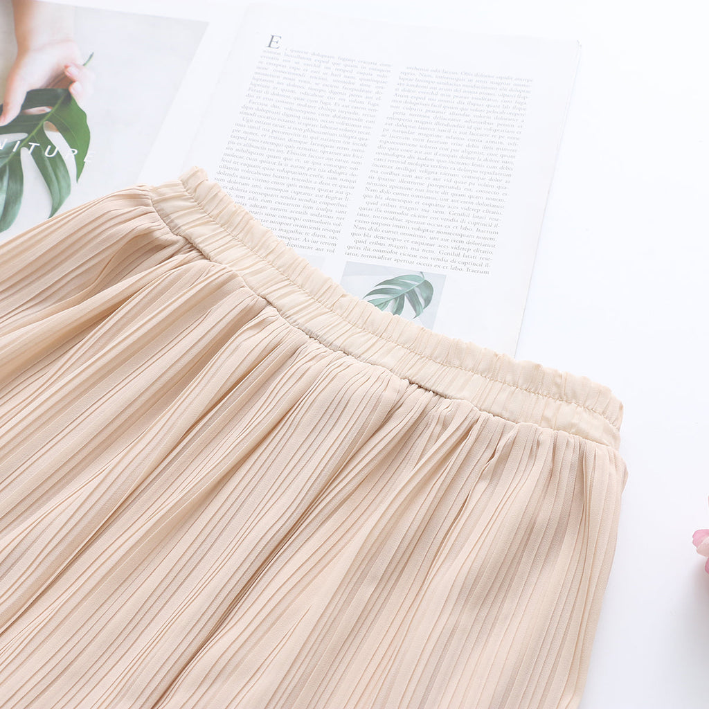 Plus Size Korean Pleats Mini Skorts (EXTRA BIG SIZE)