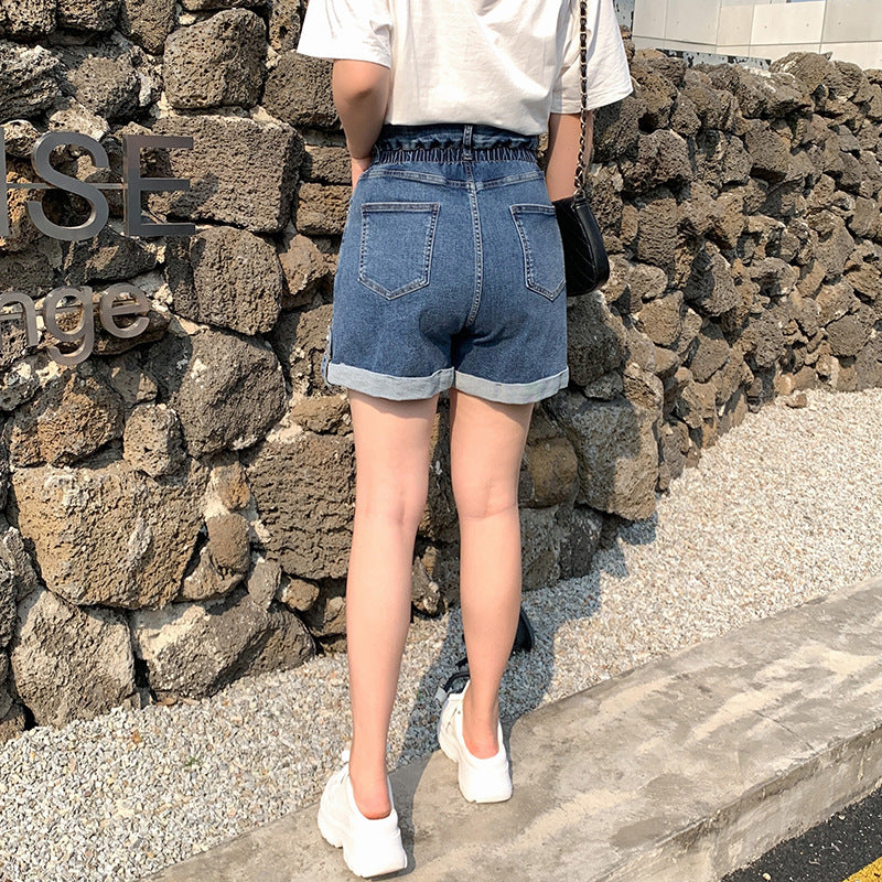 Plus Size Highwaist Denim Shorts (EXTRA BIG SIZE)