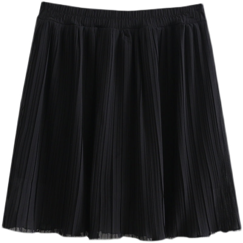 Plus Size Korean Pleats Mini Skorts (EXTRA BIG SIZE)