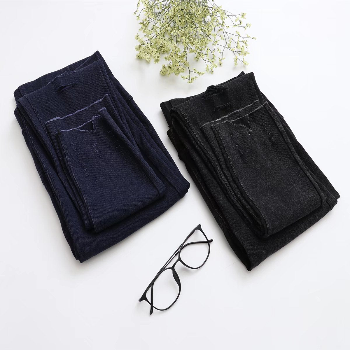 Plus Size Ripped Jeggings Jeans (EXTRA BIG SIZE)