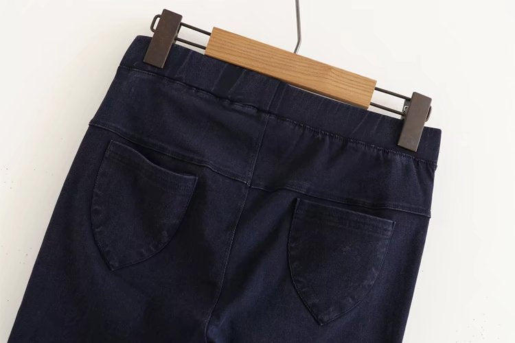 Plus Size Ripped Jeggings Jeans (EXTRA BIG SIZE)