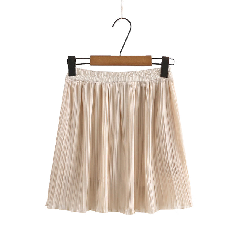 Plus Size Korean Pleats Mini Skorts (EXTRA BIG SIZE)