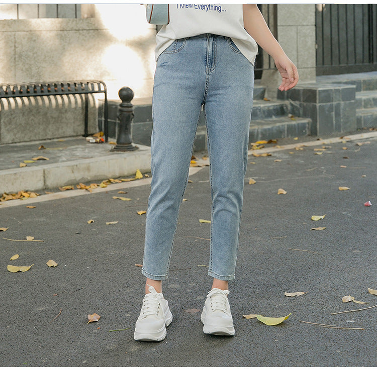 Plus Size Skinny Capri Jeans (EXTRA BIG SIZE)