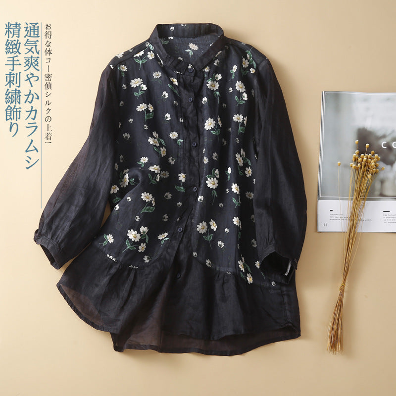 Plus Size Ethnic Blouse