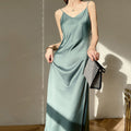 Plus Size Silky Korean Midi Dress