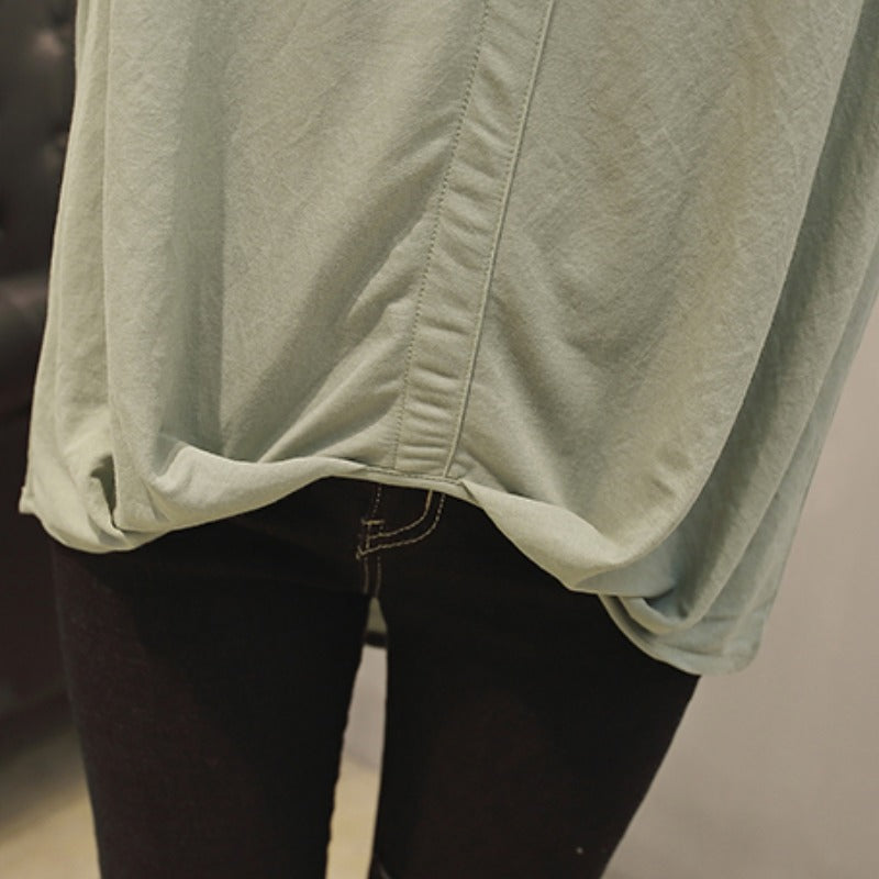 (Special Price!) Plus Size Loose Gathered Blouse