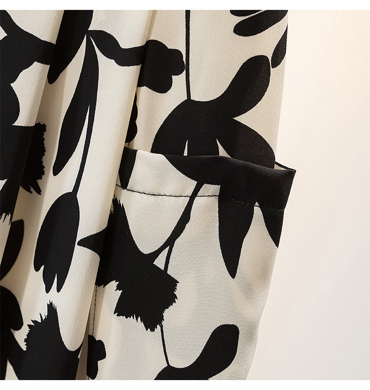 Plus Size Graphic Culotte Capri Shorts