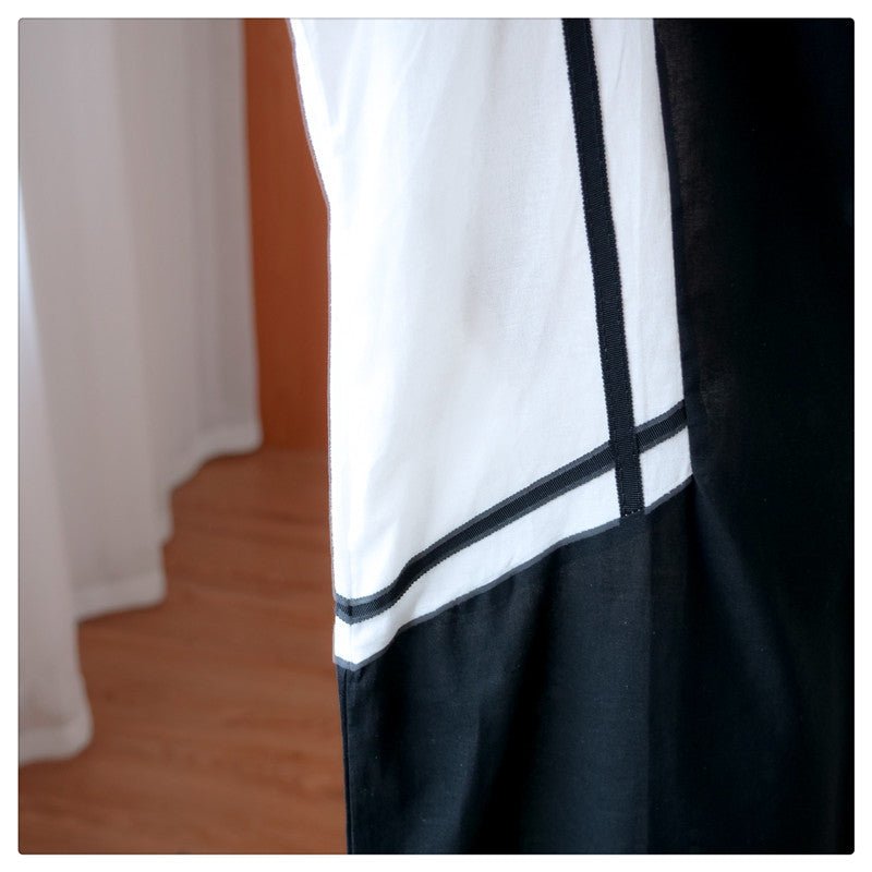 Plus Size Colour Block Shirt Dress