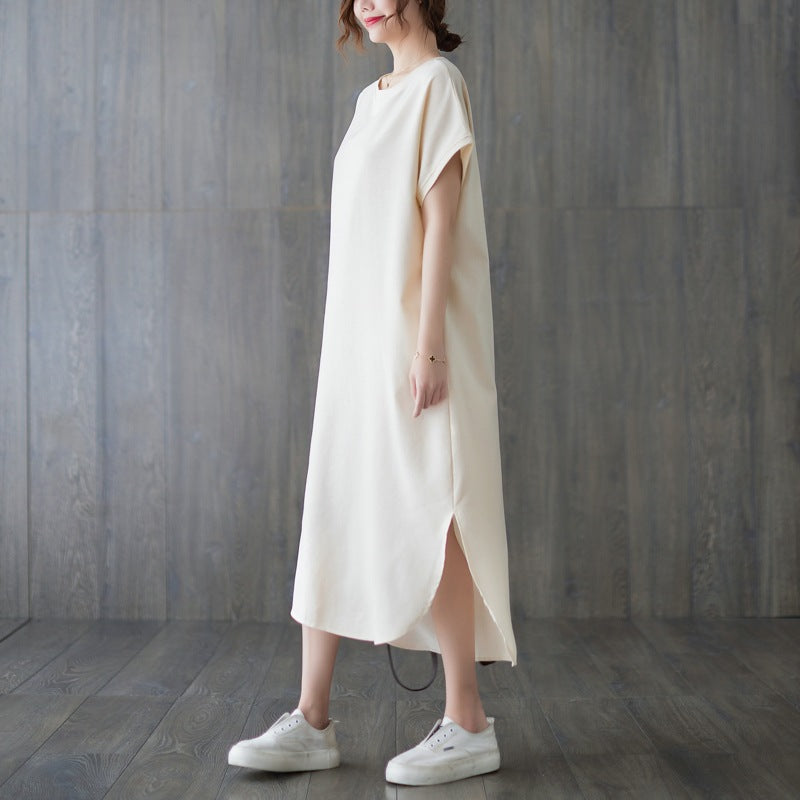 (Special!) Plus Size Rounded Hem Midi Dress