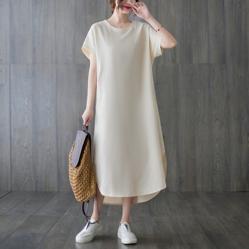 (Special!) Plus Size Rounded Hem Midi Dress