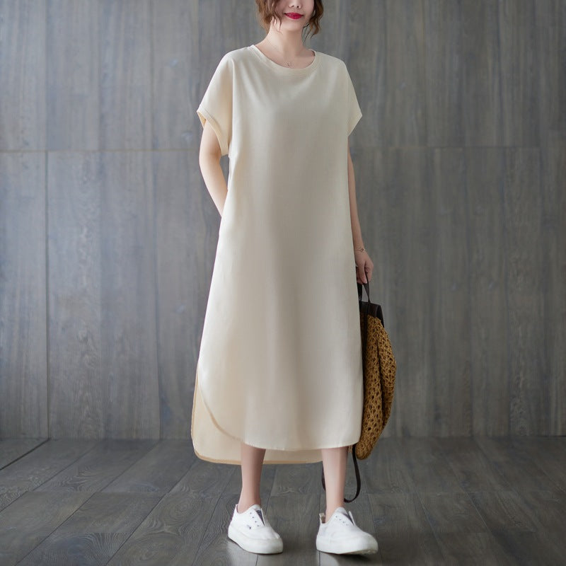 (Special!) Plus Size Rounded Hem Midi Dress