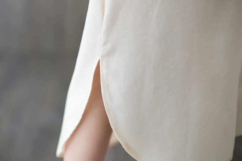 (Special!) Plus Size Rounded Hem Midi Dress