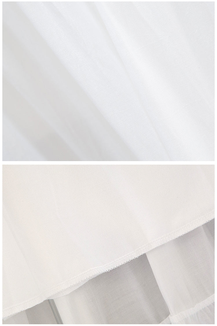 Plus Size Tier Midi Skirt
