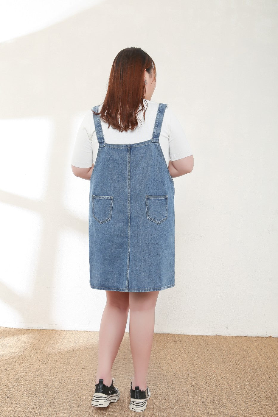 Mila Plus Size Denim Overalls