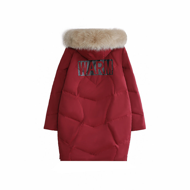 Plus Size Down Long Winter Jacket
