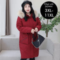 Plus Size Down Long Winter Jacket