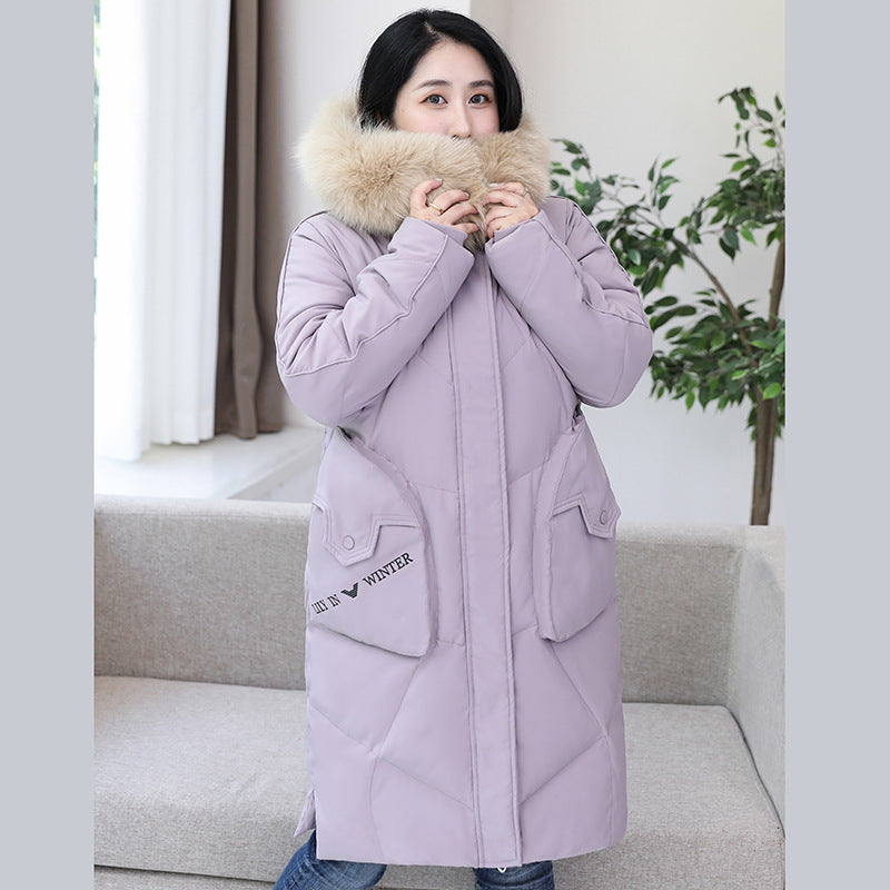 Plus Size Down Long Winter Jacket
