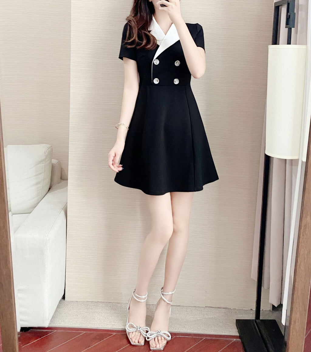 Plus Size Korean Trench Shirt Dress