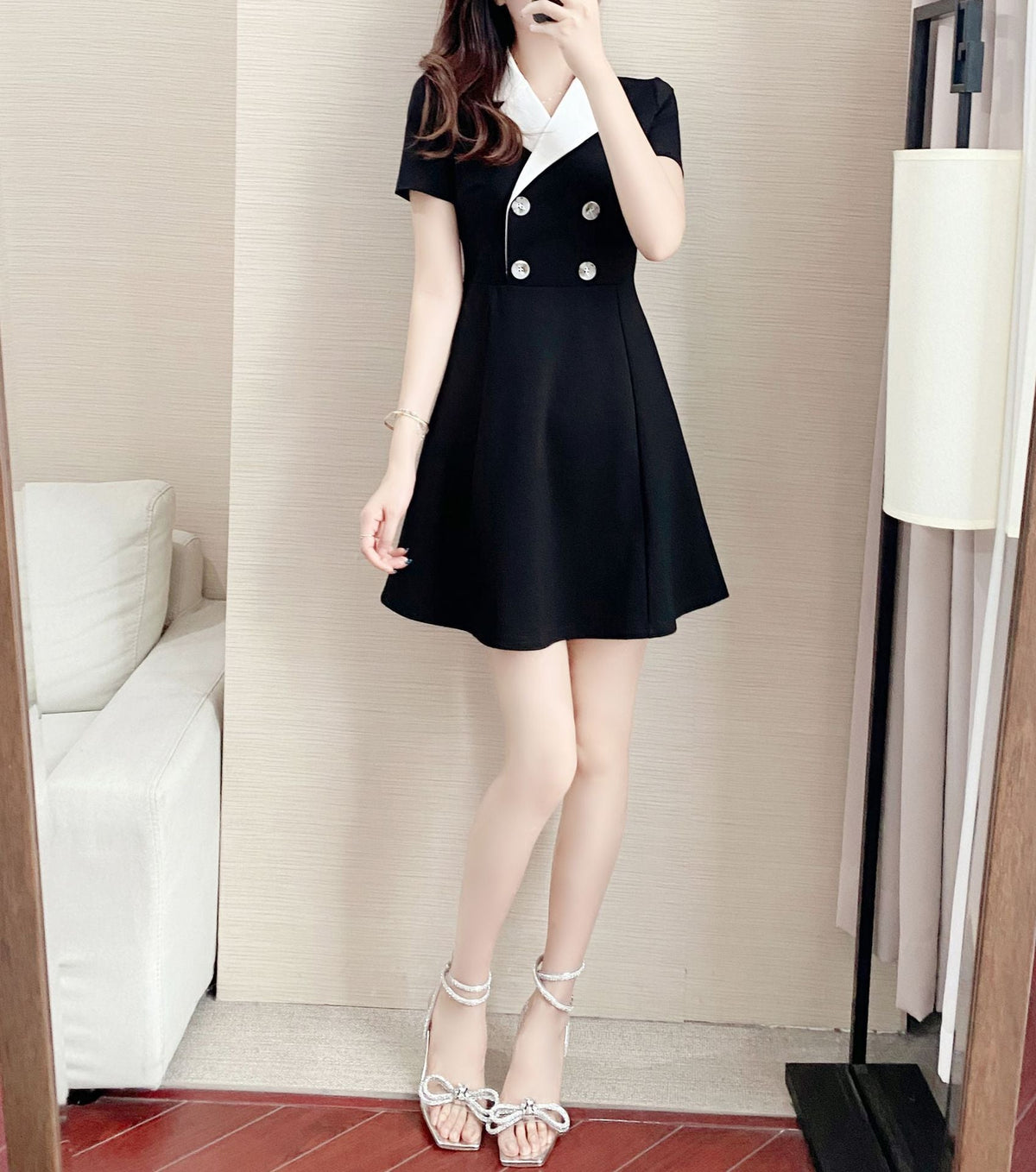 Plus Size Korean Trench Shirt Dress