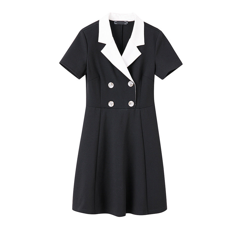 Plus Size Korean Trench Shirt Dress