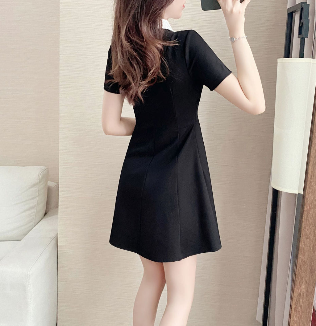 Plus Size Korean Trench Shirt Dress