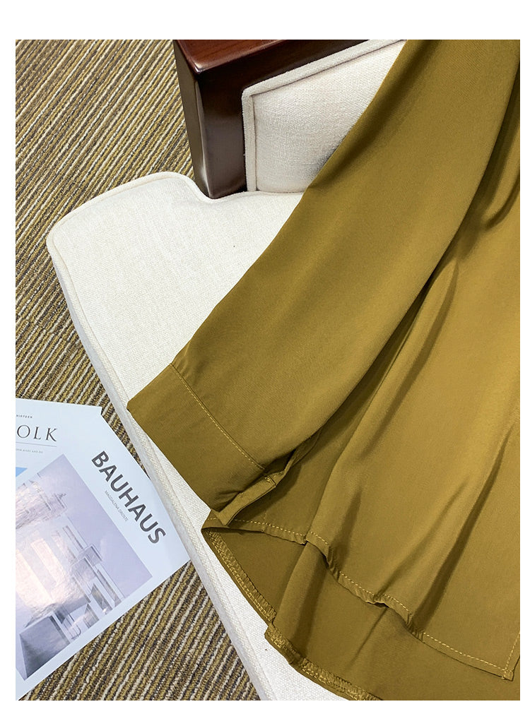 Plus Size Side Tie Peplum Blouse