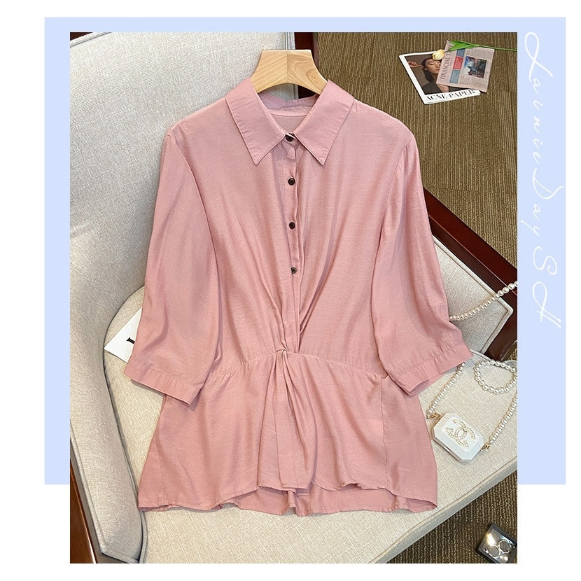 Plus Size Loose Shirt Blouse